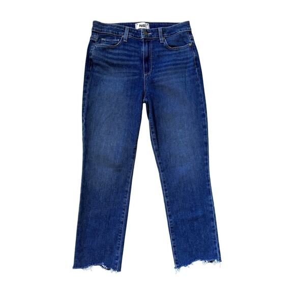 Paige Hoxton Ankle Womens 30 Stretch Mid Rise Denim Jeans - Picture 1 of 4